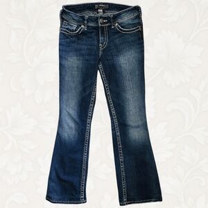 Silver Jeans Co. Low Rise Flare Denim – Women’s 29 – Y2K Retro Distressed Blue